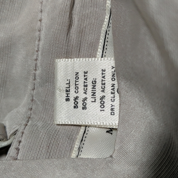 Moulinette Soeurs Women's Lined Bustier Midi Dress Button Back Size 6 - Picture 14 of 14